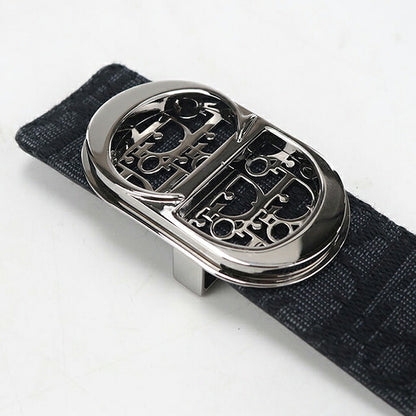 中古 ディオール ベルト メンズ ブランド Dior ディオール オブリーク リバーシブル ブラック USDCD121423011