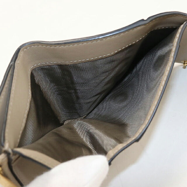 中古 ディオール 三つ折り財布 三折財布 コンパクト レディース ブランド Dior サドル ロータス ウォレット S5652CCEH ベージュ USDCD121429011