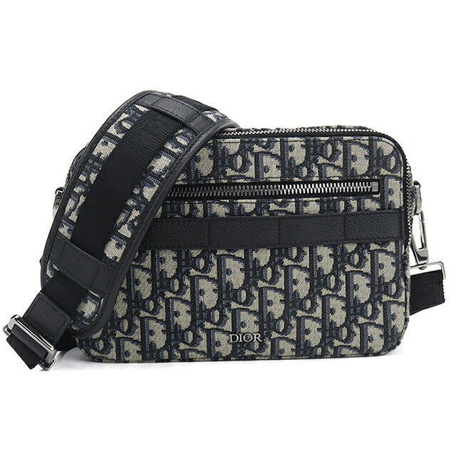 二手 Dior 单肩包 男士品牌 Dior Dior Oblique Safari 包 海军蓝 USDCD121588011