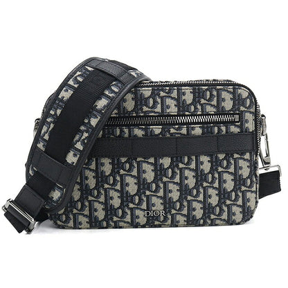 二手 Dior 单肩包 男士品牌 Dior Dior Oblique Safari 包 海军蓝 USDCD121588011