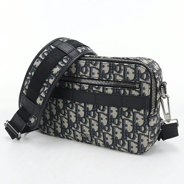 二手 Dior 单肩包 男士品牌 Dior Dior Oblique Safari 包 海军蓝 USDCD121588011