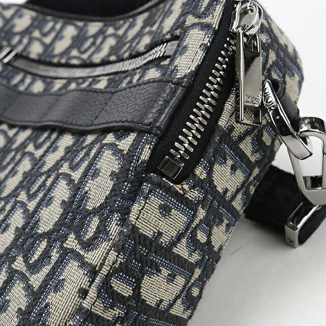 二手 Dior 单肩包 男士品牌 Dior Dior Oblique Safari 包 海军蓝 USDCD121588011