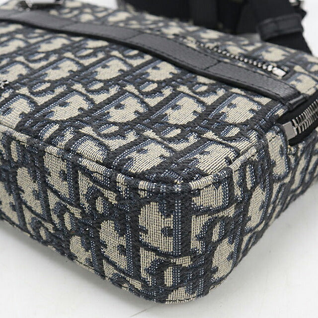 二手 Dior 单肩包 男士品牌 Dior Dior Oblique Safari 包 海军蓝 USDCD121588011