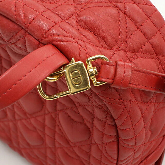 Used Dior backpack ladies brand Dior Dior Caro mini backpack red bag USDCD90041011