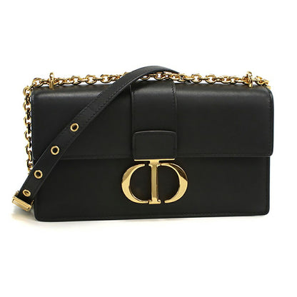 中古 ディオール 斜め掛け ショルダーバッグ レディース ブランド Dior 30 モンテーニュ イースト ウエストバッグ ブラック バッグ USDCD91516011