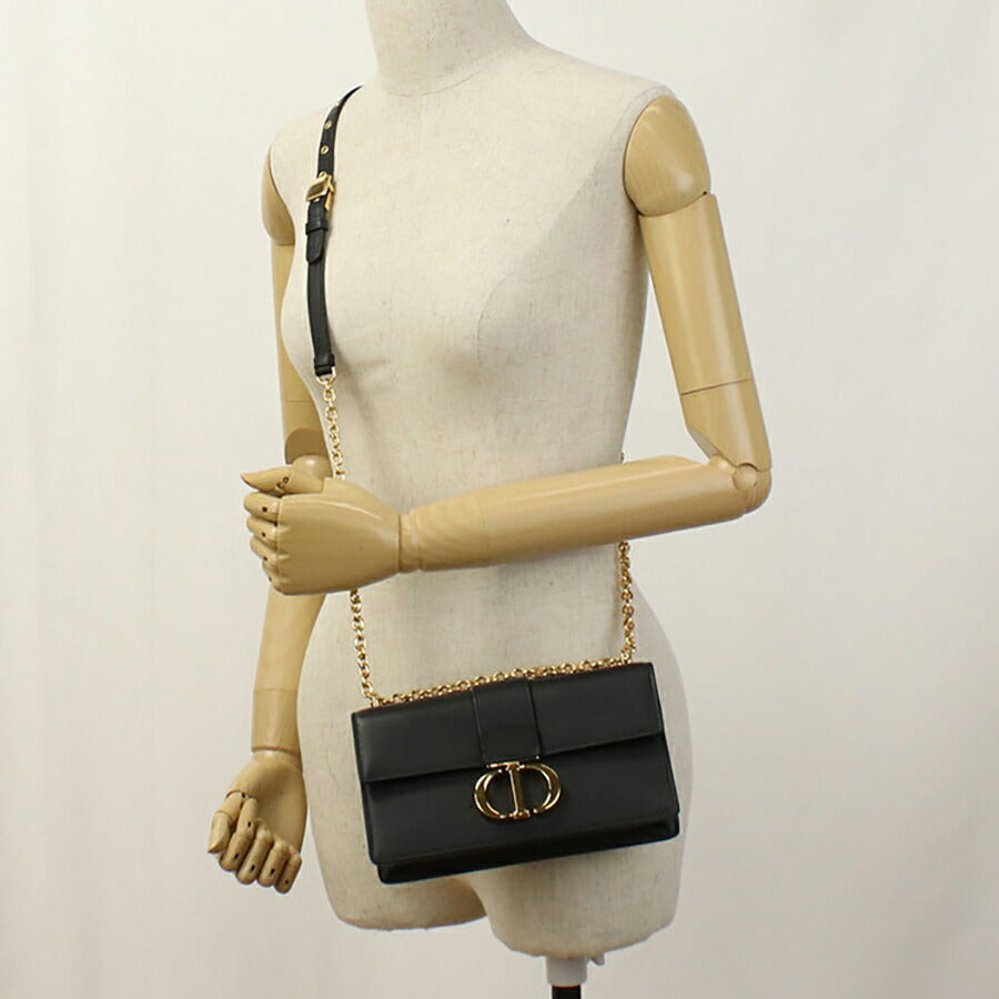 中古 ディオール 斜め掛け ショルダーバッグ レディース ブランド Dior 30 モンテーニュ イースト ウエストバッグ ブラック バッグ USDCD91516011