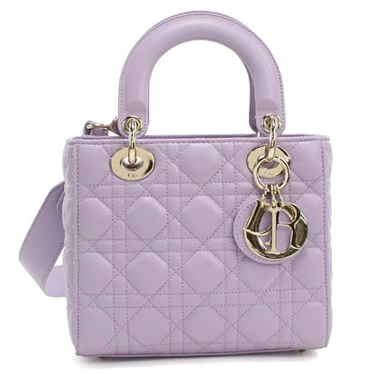 中古 ディオール トートバッグ レディース ブランド Dior レディディオール スモール 2WAY パープル バッグ USDCD93821011