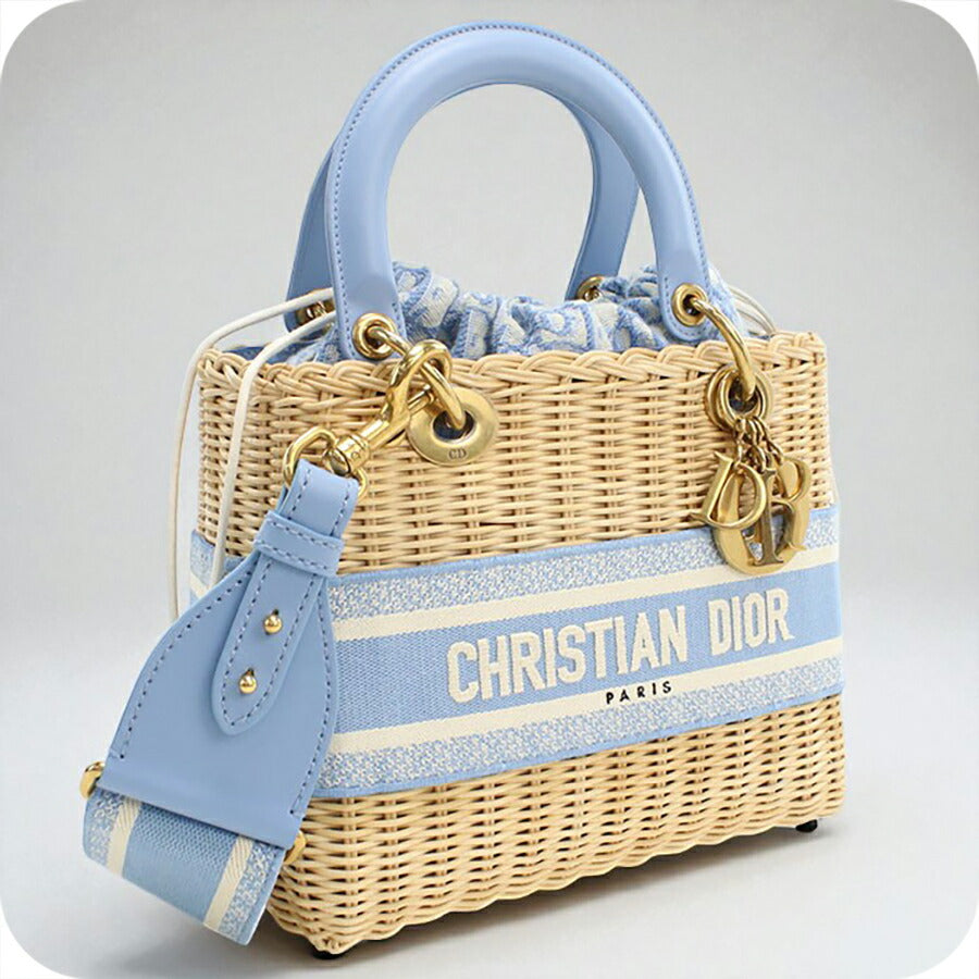 中古 ディオール ハンドバッグ レディース ブランド Dior レディディオール ミディアム ベージュ バッグ USDCD93977011