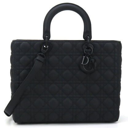 中古 ディオール トートバッグ レディース ブランド Dior レディディオール ラージ ブラック バッグ USDCD95093011