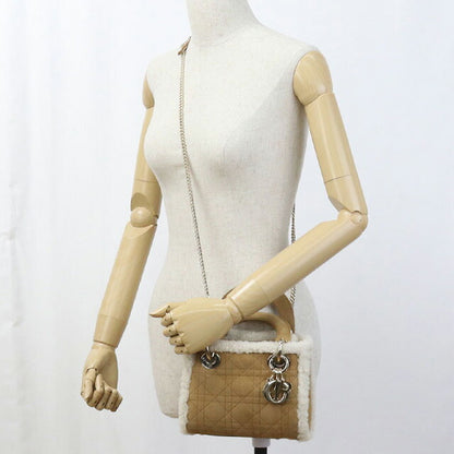中古 ディオール ハンドバッグ レディース ブランド Dior レディディオール ミニ ブラウン バッグ USDCD95585011