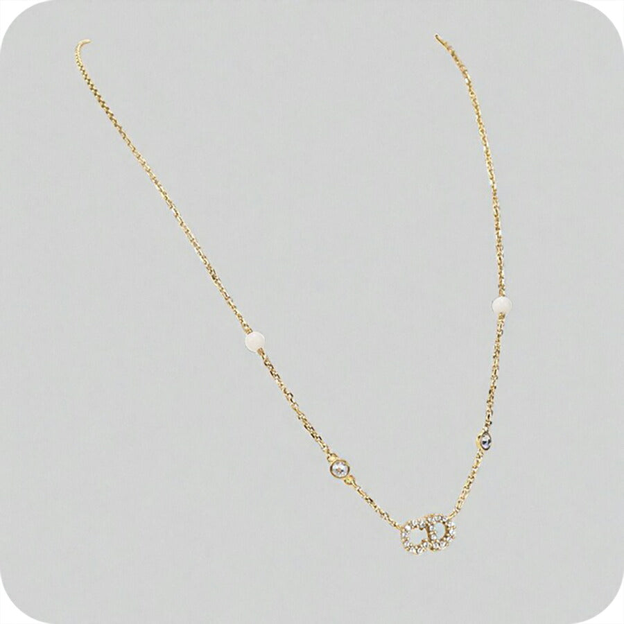 中古 ディオール ネックレス レディース ブランド Dior クレール ディー リュヌ N1033CDLCY_D301 ゴールド アクセサリー USDCD95786011