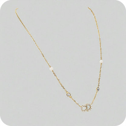 中古 ディオール ネックレス レディース ブランド Dior クレール ディー リュヌ N1033CDLCY_D301 ゴールド アクセサリー USDCD95786011
