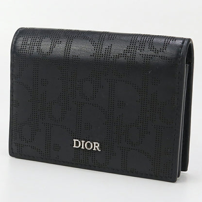 中古 ディオール カードケース メンズ ブランド Dior ビジネスカードホルダー ブラック 財布 USDCD96368011
