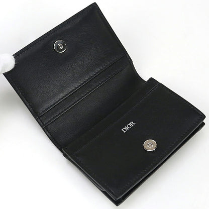 中古 ディオール カードケース メンズ ブランド Dior ビジネスカードホルダー ブラック 財布 USDCD96368011