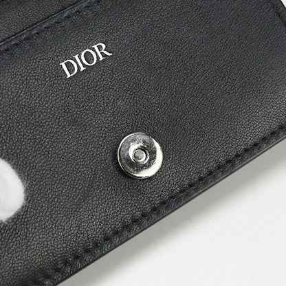 中古 ディオール カードケース メンズ ブランド Dior ビジネスカードホルダー ブラック 財布 USDCD96368011