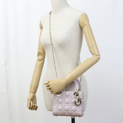 中古 ディオール ハンドバッグ レディース ブランド Dior レディディオール ミニ ピンク バッグ USDCD96576011