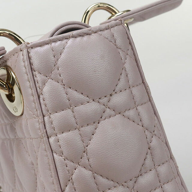 中古 ディオール ハンドバッグ レディース ブランド Dior レディディオール ミニ ピンク バッグ USDCD96576011