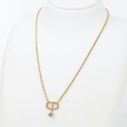 中古 ディオール ネックレス レディース ブランド Dior Petit CD N2890WOMCY D03S ゴールド アクセサリー USDCD96711011