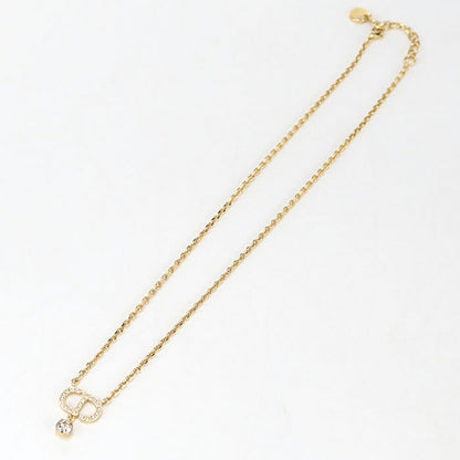 中古 ディオール ネックレス レディース ブランド Dior Petit CD N2890WOMCY D03S ゴールド アクセサリー USDCD96711011