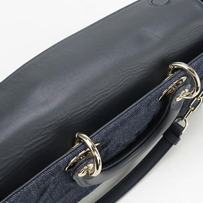 中古 ディオール ハンドバッグ レディース ブランド Dior レディ D-ジョイ ミディアム 2WAY M0540 ネイビー バッグ USDCD96715011