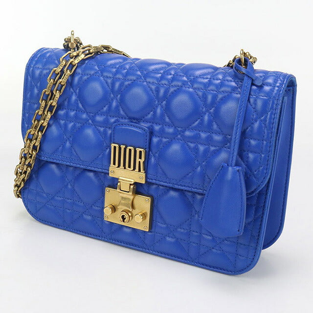 中古 ディオール ショルダーバッグ レディース ブランド Dior アディクト チェーン ブルー バッグ USDCD96785011