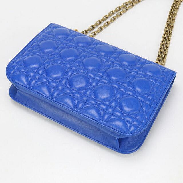 中古 ディオール ショルダーバッグ レディース ブランド Dior アディクト チェーン ブルー バッグ USDCD96785011