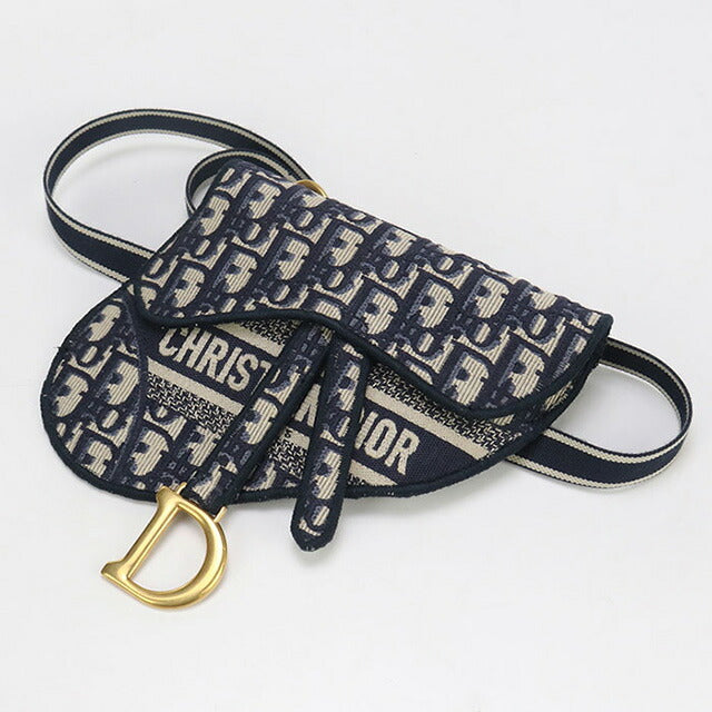 【美品箱証明書有】Christian DiorSADDLEベルトバッグ 中古 ディオール ボディバッグ レディース ブランド Dior サドル