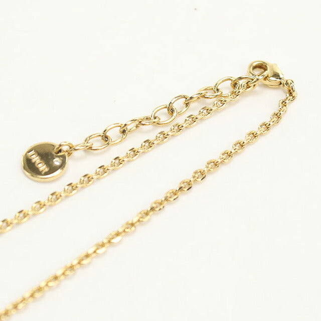中古 ディオール ネックレス レディース ブランド Dior Petit CD N1390PTCRS D301 ゴールド アクセサリー USDCD97198011