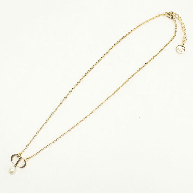中古 ディオール ネックレス レディース ブランド Dior Petit CD N1390PTCRS D301 ゴールド アクセサリー USDCD97198011