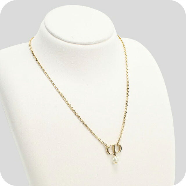 中古 ディオール ネックレス レディース ブランド Dior Petit CD N1390PTCRS D301 ゴールド アクセサリー USDCD97198011
