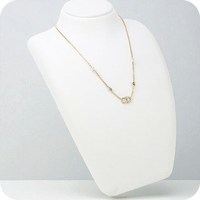 中古 ディオール ネックレス レディース ブランド Dior クレール ディー リュヌ N1033CDLCY D301 ゴールド アクセサリー USDCD97199011