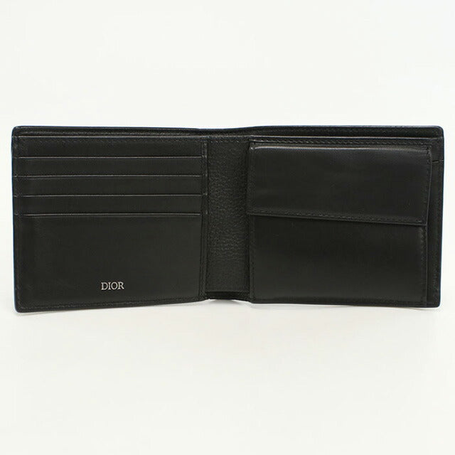 中古 ディオール 二折財布 メンズ ブランド Dior CD ICON 2