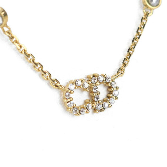 中古 ディオール ネックレス レディース ブランド Dior クレール ディー リュヌ ネックレス N1033CDLCY_D301 ゴールド アクセサリー USDCD97633011