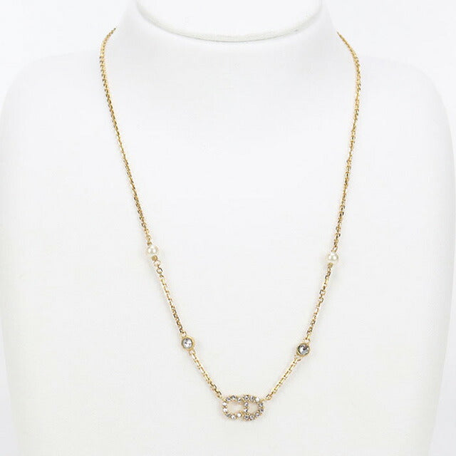 中古 ディオール ネックレス レディース ブランド Dior クレール ディー リュヌ ネックレス N1033CDLCY_D301 ゴールド アクセサリー USDCD97633011