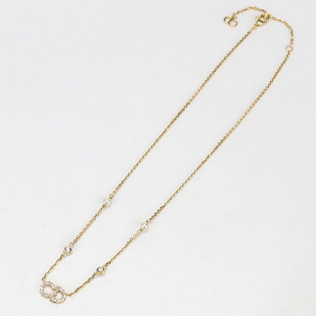 中古 ディオール ネックレス レディース ブランド Dior クレール ディー リュヌ ネックレス N1033CDLCY_D301 ゴールド アクセサリー USDCD97633011
