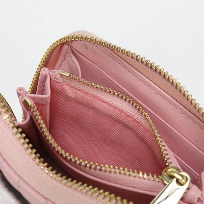中古 ディオール 小銭入れ レディース ブランド Dior レディディオール ジップコインケース スモール レザー S0985 ONMJ ピンク 財布 USDCD97738011