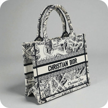 二手 Dior 手提包 女士品牌 Dior Book Tote Bag 小白包 USDCD97821011