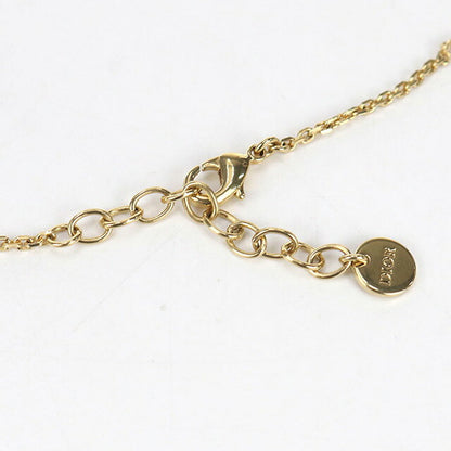 中古 ディオール ネックレス レディース ブランド Dior CDネイビーネックレス ゴールド アクセサリー USDCD97832011