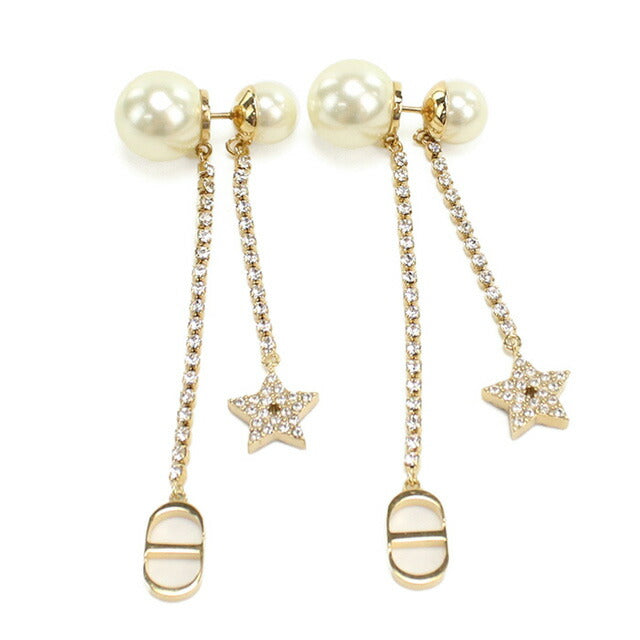 中古 ディオール ピアス レディース ブランド Dior ディオール トライバル ピアス E1270TRICY_D301 ゴールド アクセサリー USDCD97833011