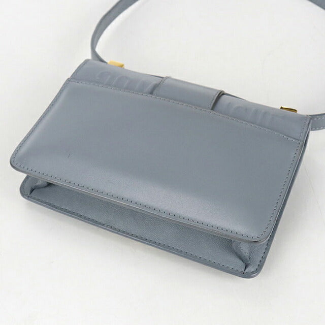 中古 ディオール Dior レディース ショルダーバッグ 30MONTAIGNE ブルー/ブラック レザー Dior - ディオール 30 モンテーニュ ショルダーバッグ レザー ブラック