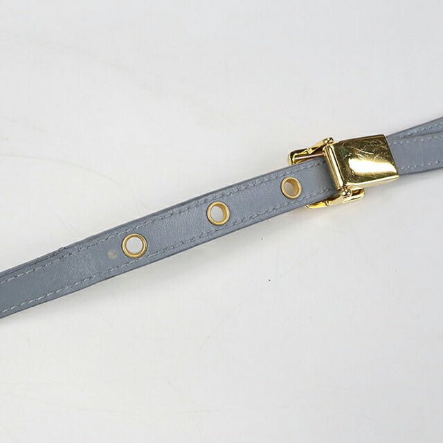 二手 Dior 斜挎单肩包 女士品牌 Dior 30 Montaigne 皮革蓝色包 USDCD98110011