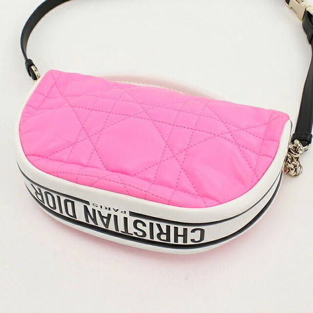 二手 Dior 手提包 女士品牌 Dior VIBE 2WAY 皮革粉色包 USDCD98326011