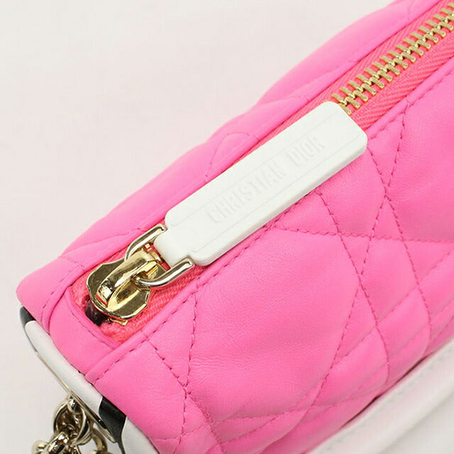 二手 Dior 手提包 女士品牌 Dior VIBE 2WAY 皮革粉色包 USDCD98326011