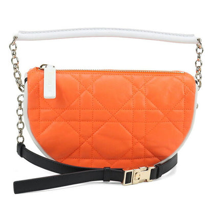 中古 ディオール ショルダーバッグ レディース ブランド Dior ヴァイブ スモール ホーボー バッグ 2WAY オレンジ バッグ USDCD98327011