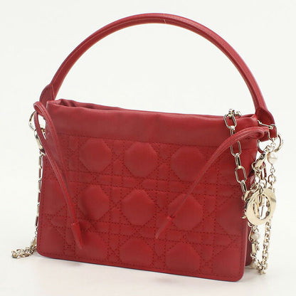 中古 ディオール ハンドバッグ レディース ブランド Dior レディディオール ミリー ミニバッグ S0981 ONMJ レッド バッグ USDCD98328011