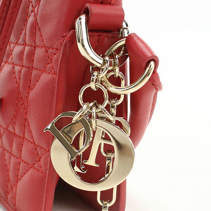 中古 ディオール ハンドバッグ レディース ブランド Dior レディディオール ミリー ミニバッグ S0981 ONMJ レッド バッグ USDCD98328011