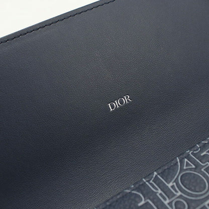 中古 ディオール 長財布ニ折小銭入付き レディース ブランド Dior ディオールグラビティ ロング フラップウォレット 2ESBC328FGP ブルー USDCD98428011