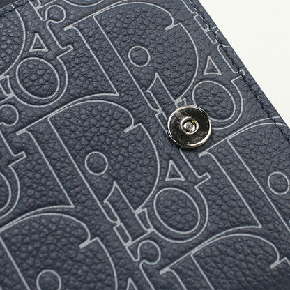 中古 ディオール 長財布ニ折小銭入付き レディース ブランド Dior ディオールグラビティ ロング フラップウォレット 2ESBC328FGP ブルー USDCD98428011