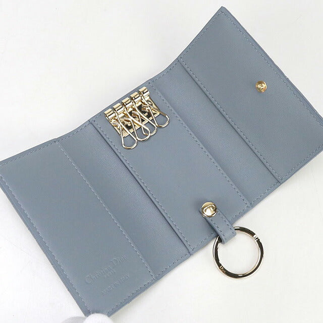 中古 ディオール キーケース レディース ブランド Dior マイ ディオール アスター S0983 ONMJ ブルー 小物 USDCD98681011
