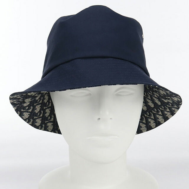 中古 ディオール ハット レディース ブランド Dior Teddy-D ボブハット 95TDD923A130 ネイビー 帽子 USDCD99187011